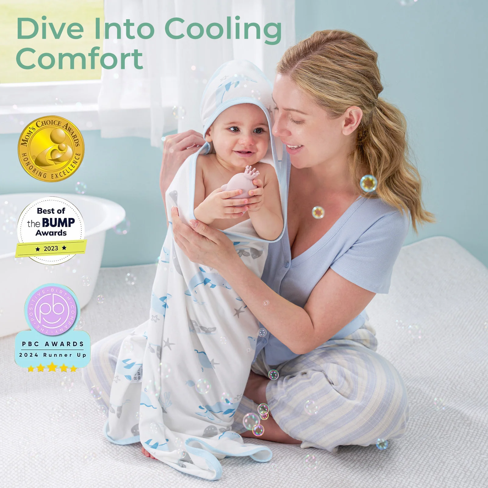 Momcozy Ręcznik z Kapturem dla Niemowląt - Image 7