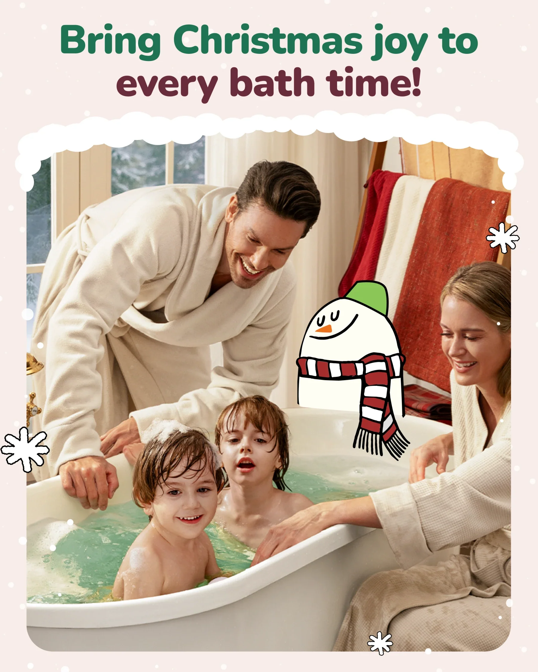Momcozy & BIG HUGS Christmas Bath Bombs Gift Set (14 Pcs) - Image 7