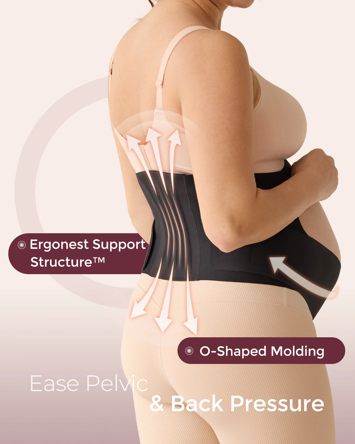 BumpEase – Momcozy Ergonest Pas Ciążowy na Brzuch - Image 12