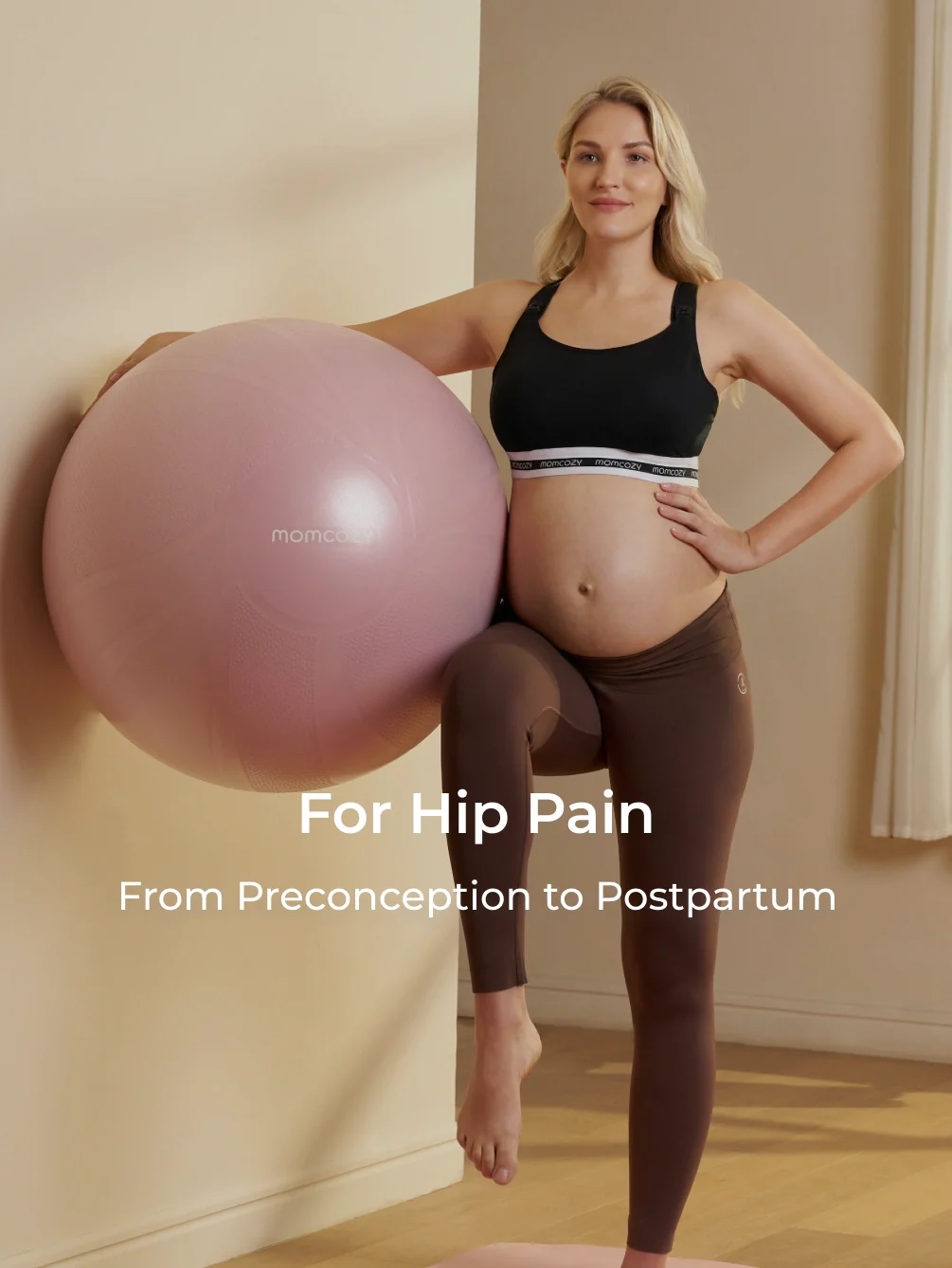 Ergonest Maternity Belly Band & BirthEase Maternity Ball Bundle - Image 8