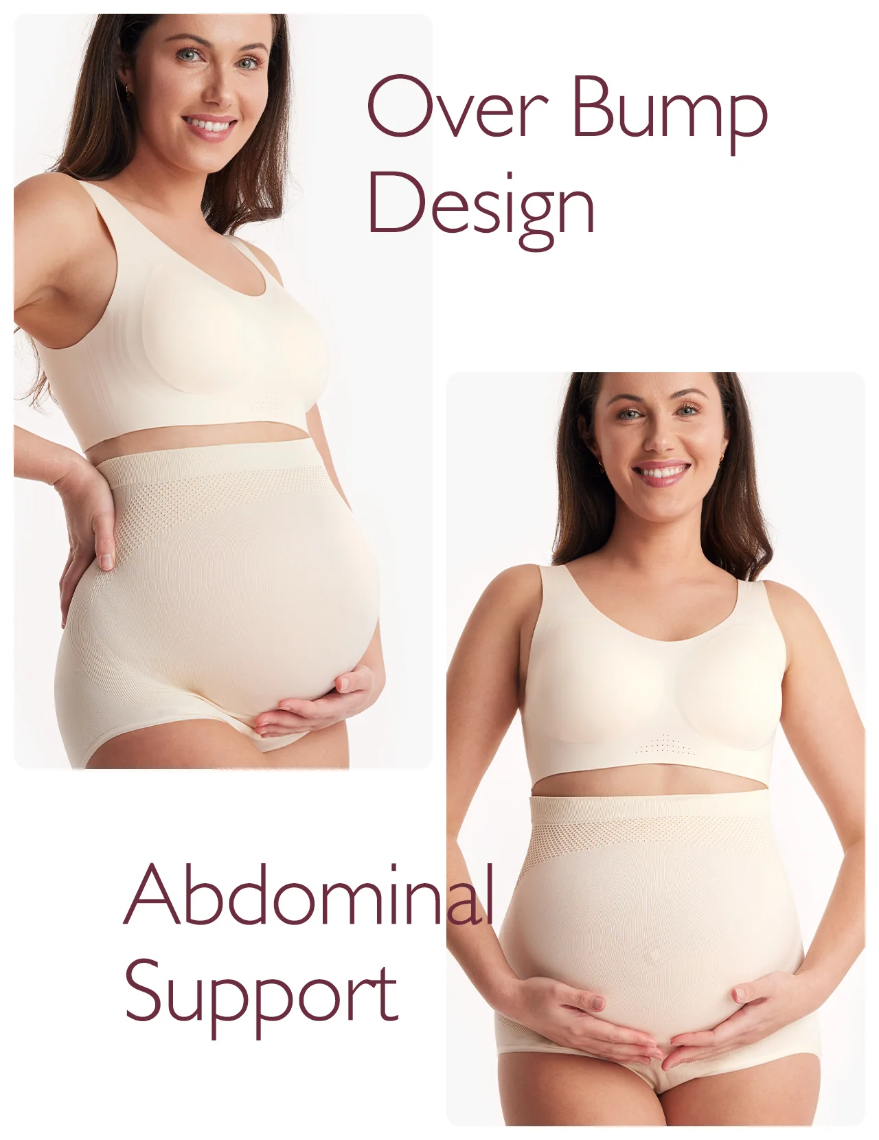Ergonest Maternity Belly Band & High Waist Pregnancy Underwear &  Pregnancy Wedge Pillows Bundle - Image 11