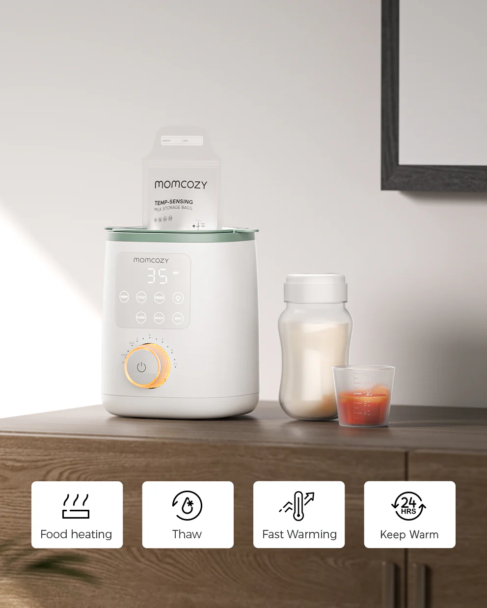 Nutri Smart Analogowy Podgrzewacz do Butelek dla Dzieci - Image 3