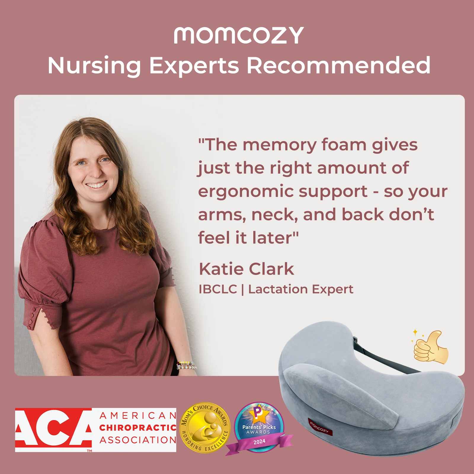 Momcozy Memory Foam Nursing Pillow - Image 11