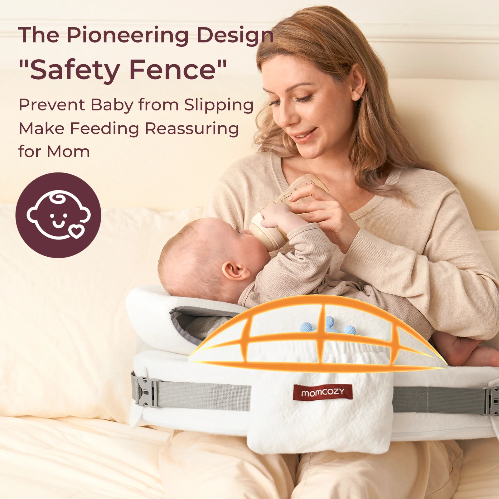 Momcozy Memory Foam Nursing Pillow - Image 8