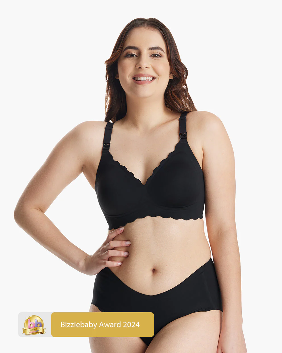 Jelly Strip – Bezszwowy Kwiatowy Biustonosz do Karmienia Push-up – YN46 1.0 - Image 9