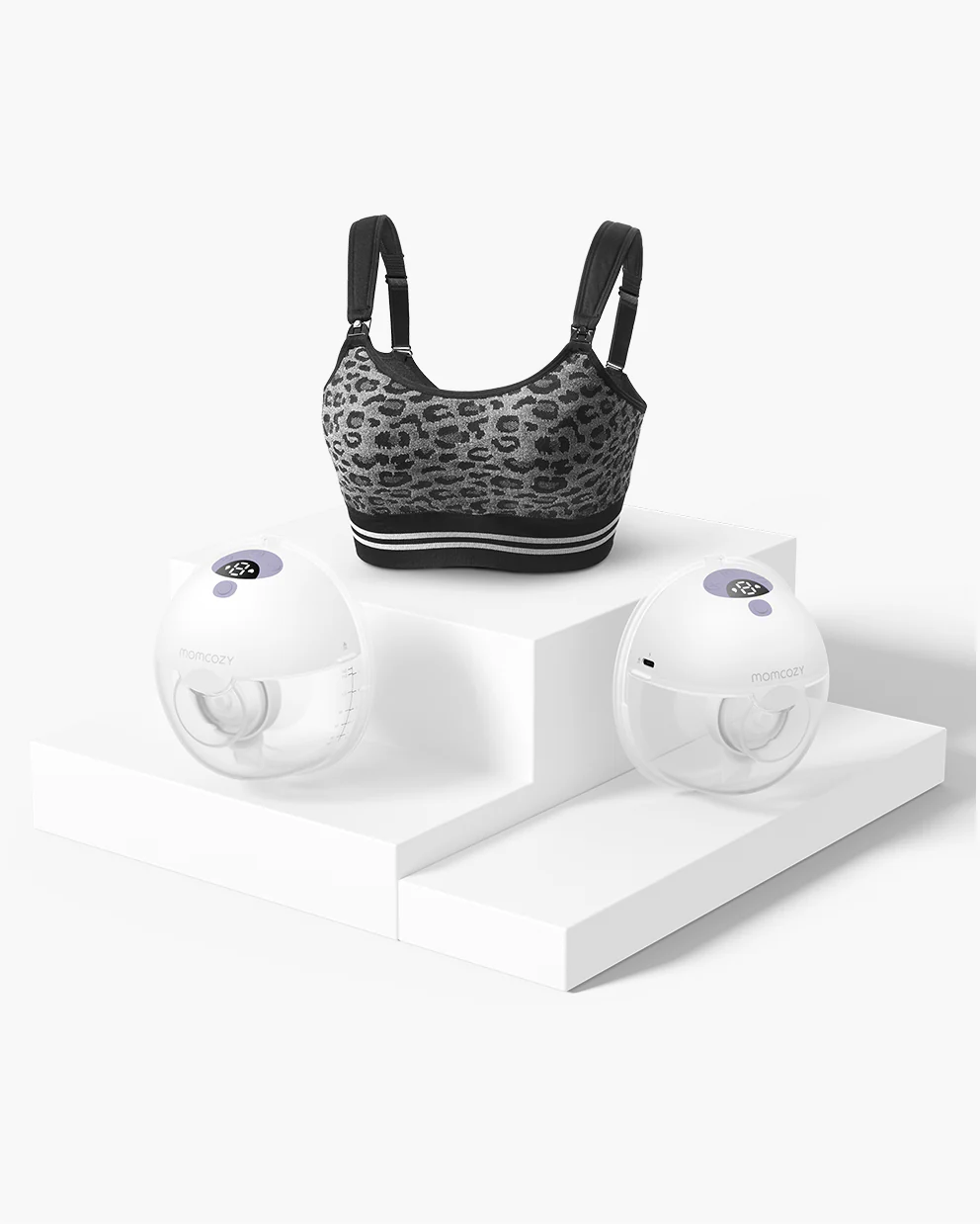Zestaw Biustonosza i M5 Smart: Podwójny Bezprzewodowy Laktator Hands-free M5 Smart i Biustonosz do Pompowania 4 w 1 (YN12) - Image 4