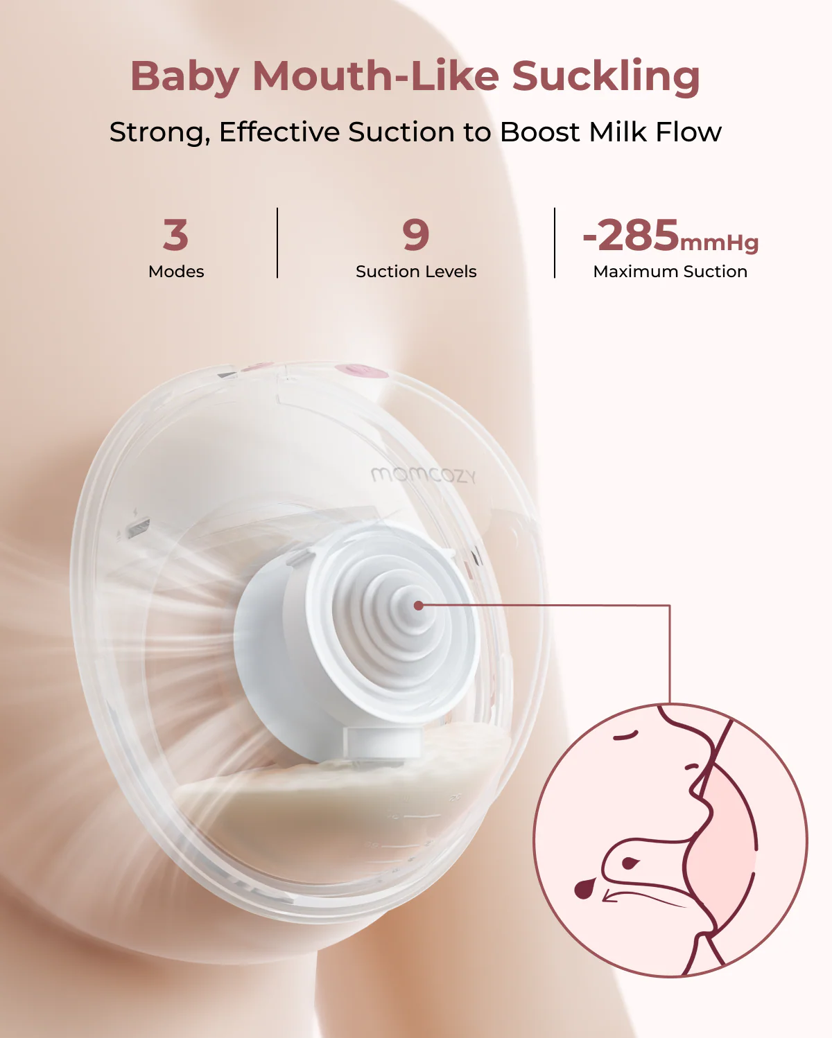 M5 Smart Wearable Breast Pump &  KleanPal Pro Baby Bottle Washer and Sterilizer Bundle - Image 5