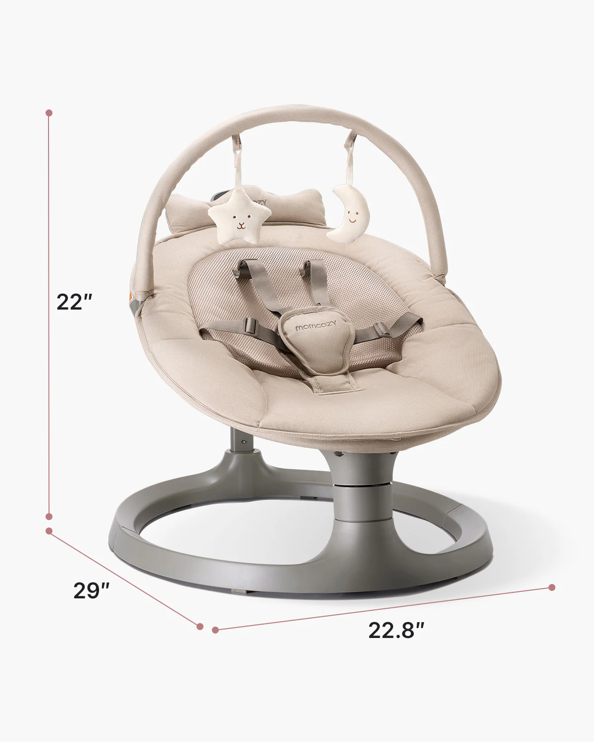 Momcozy 2-in-1 Electric Baby Swing - Image 11