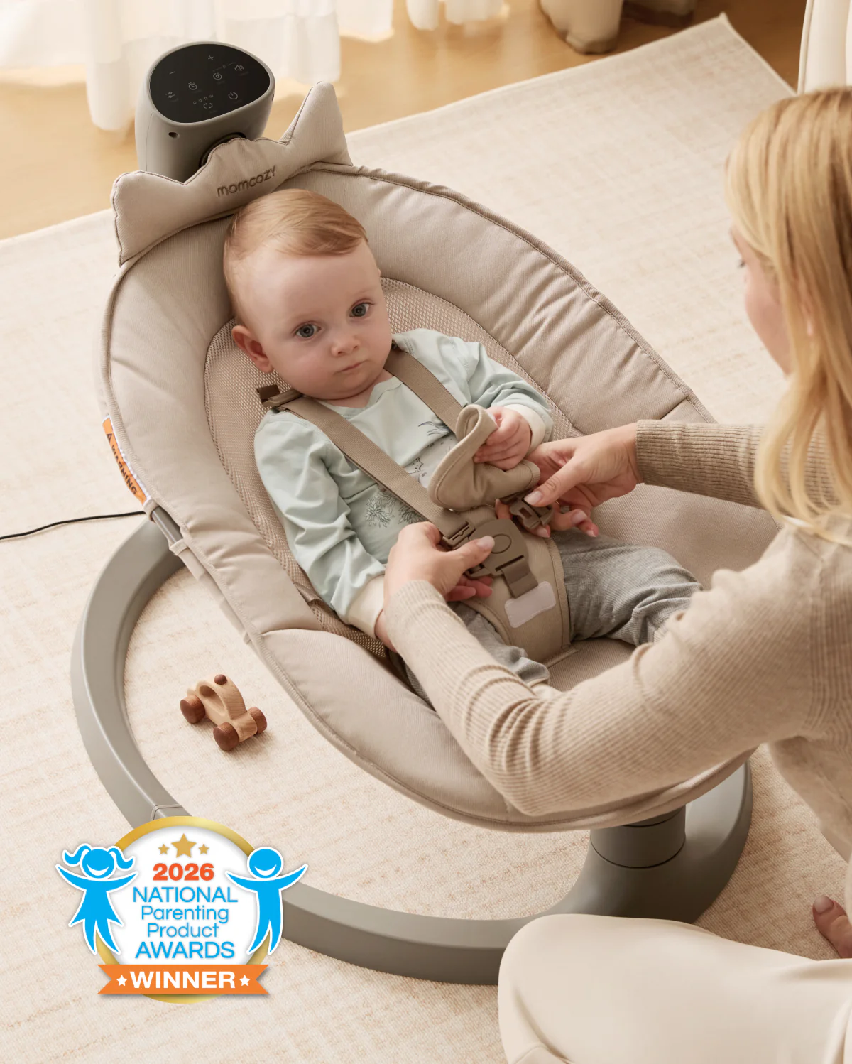 Momcozy 2-in-1 Electric Baby Swing - Image 8