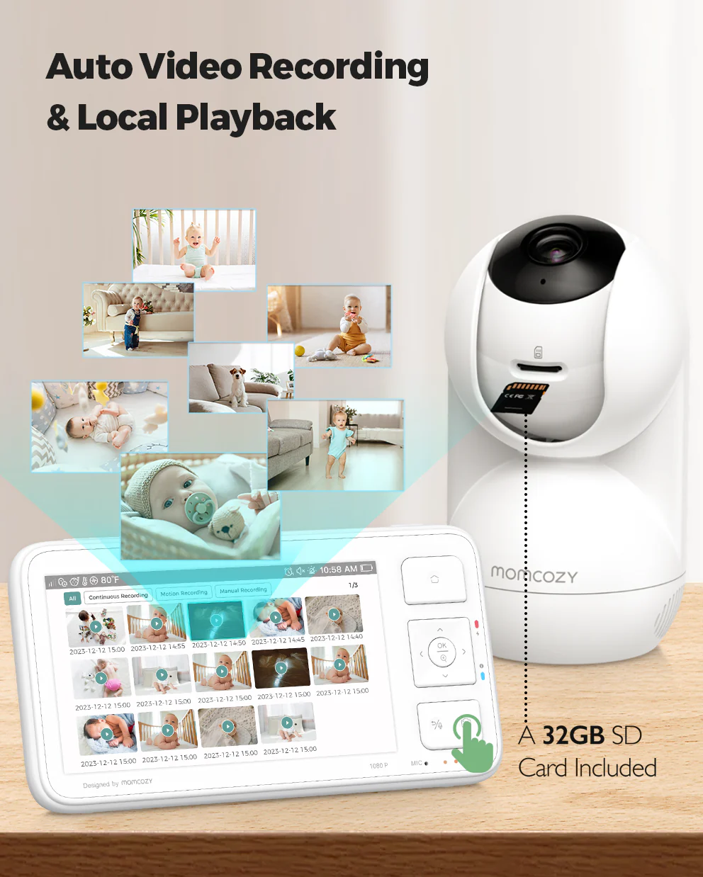 Momcozy 5,5'' Full HD Wideo Niania Elektroniczna - BM03 - Image 3