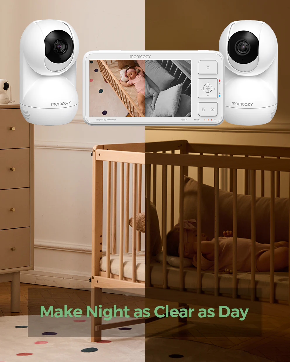 Momcozy 5,5'' Full HD Wideo Niania Elektroniczna - BM03 - Image 8