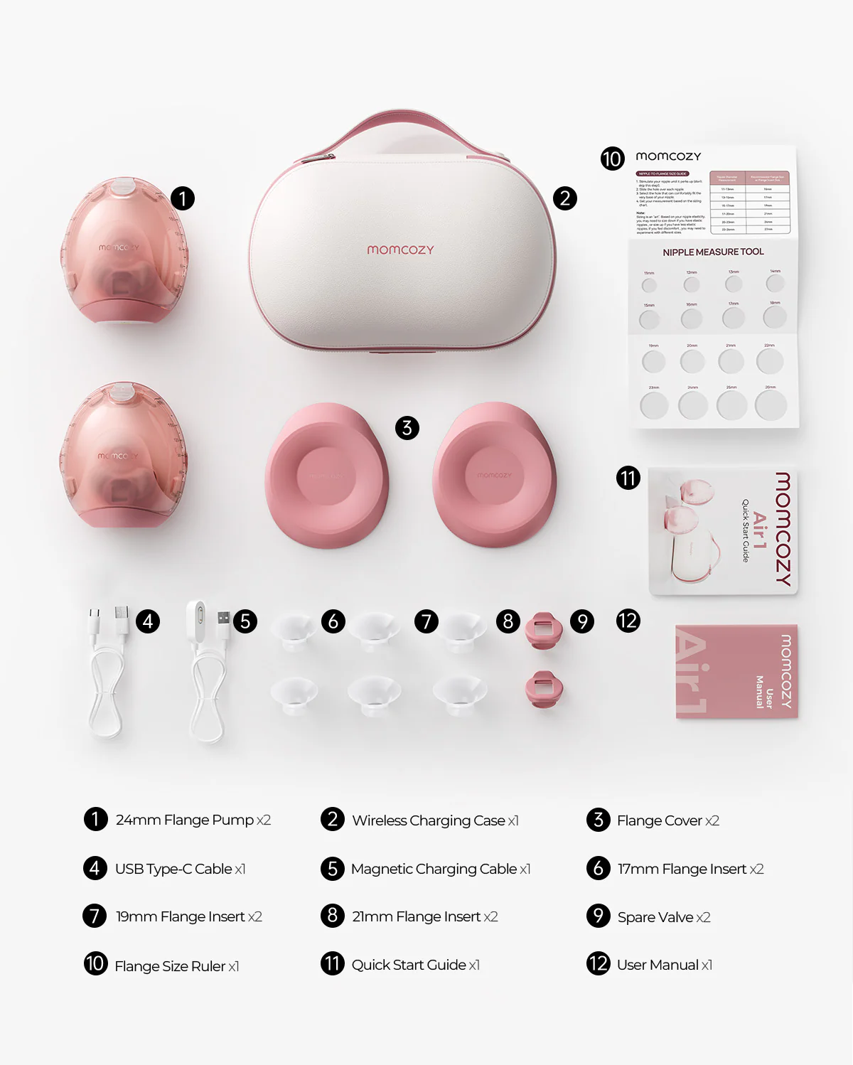 Momcozy Air 1 Ultracienki Laktator Muszlowy - Image 18
