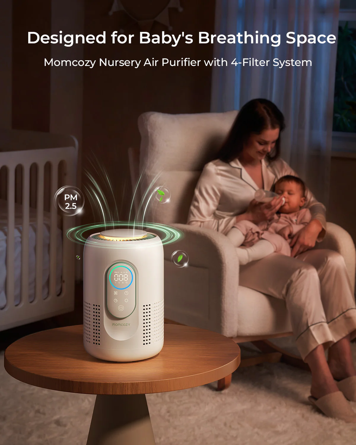 Momcozy CozyBreath Oczyszczacz Powietrza dla Niemowląt - Image 8