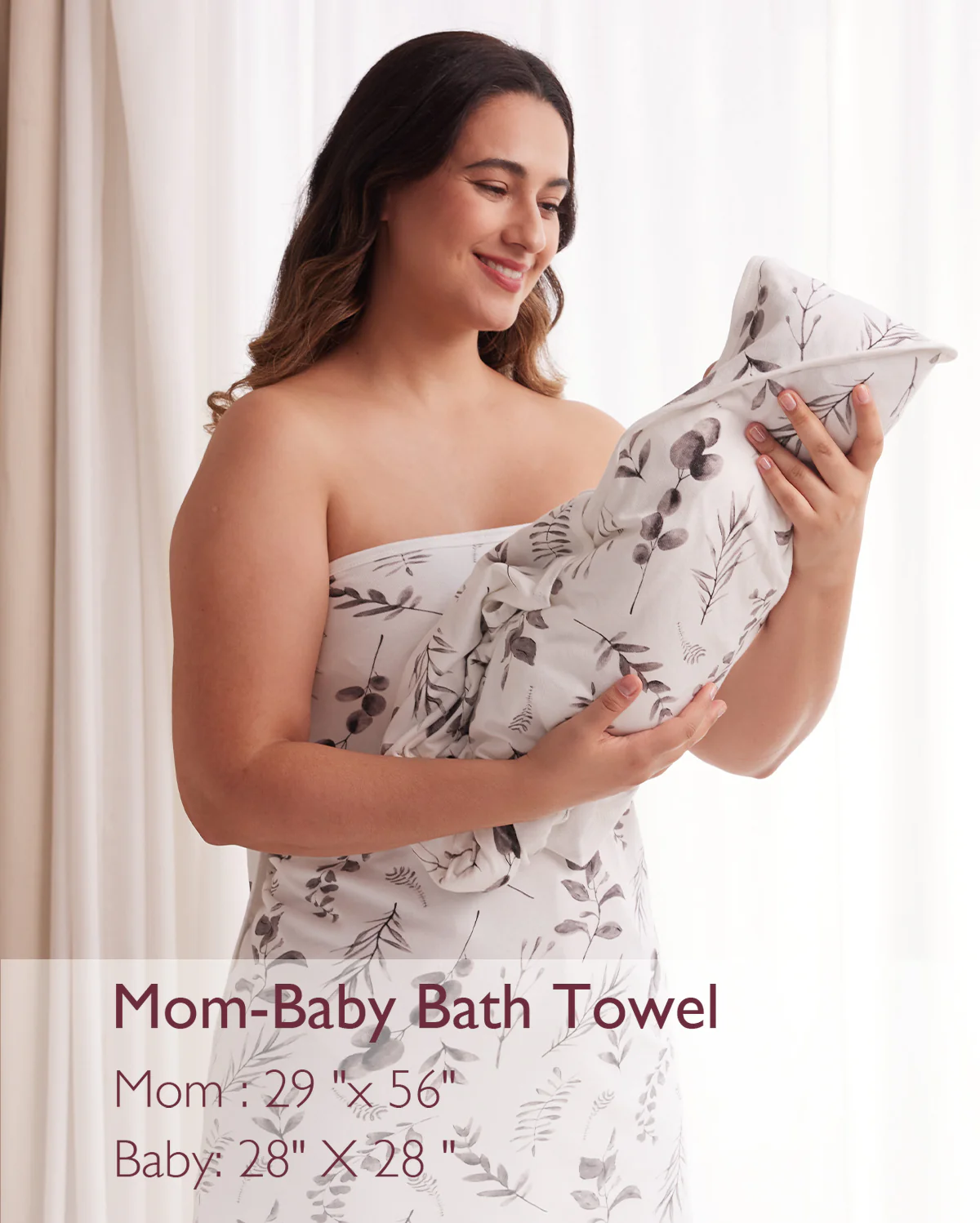 Momcozy Ręcznik z Kapturem dla Niemowląt – 2 szt. - Image 11
