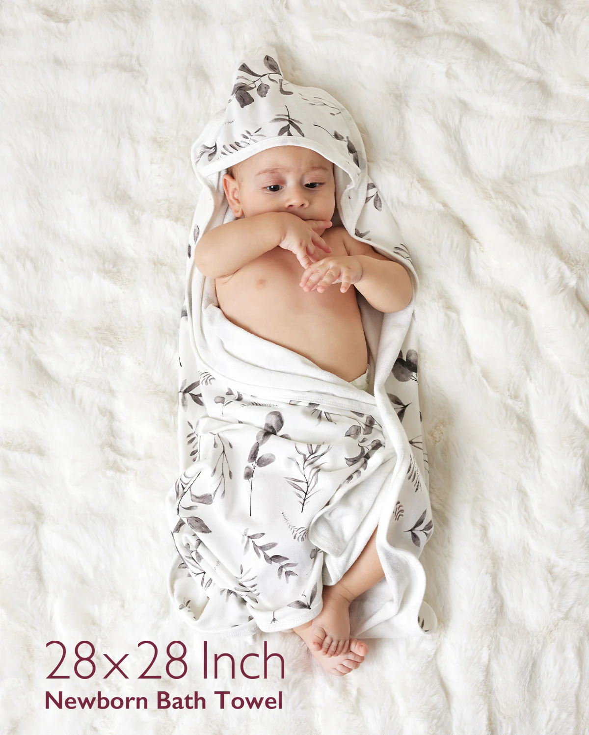 Momcozy Ręcznik z Kapturem dla Niemowląt – 2 szt. - Image 12