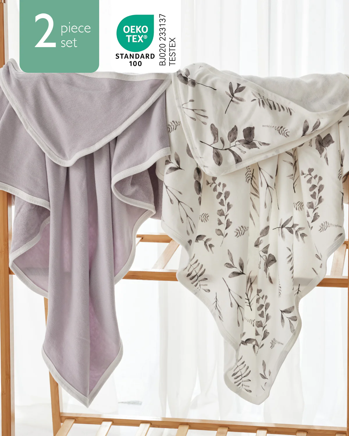 Momcozy Ręcznik z Kapturem dla Niemowląt – 2 szt. - Image 14