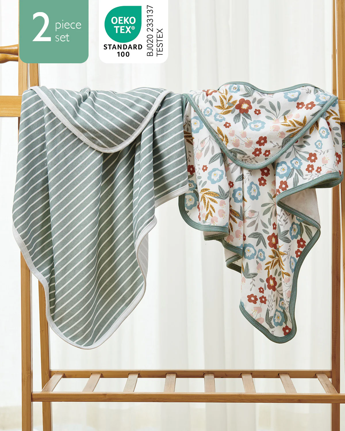 Momcozy Ręcznik z Kapturem dla Niemowląt – 2 szt. - Image 30