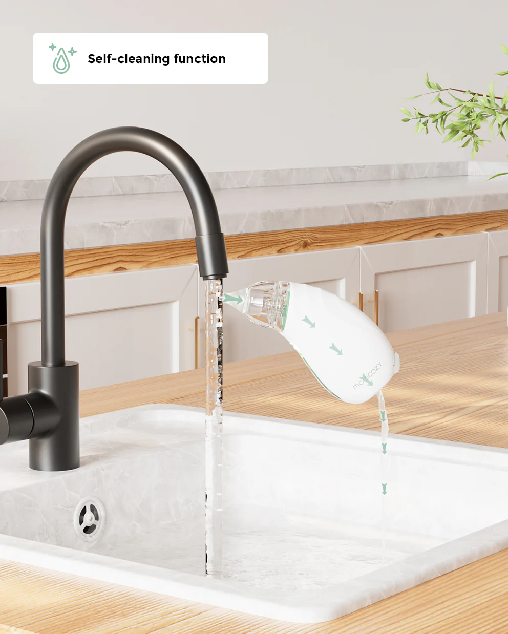 Aspirator do Nosa dla Dzieci Momcozy - Długa Żywotność Baterii - Image 4