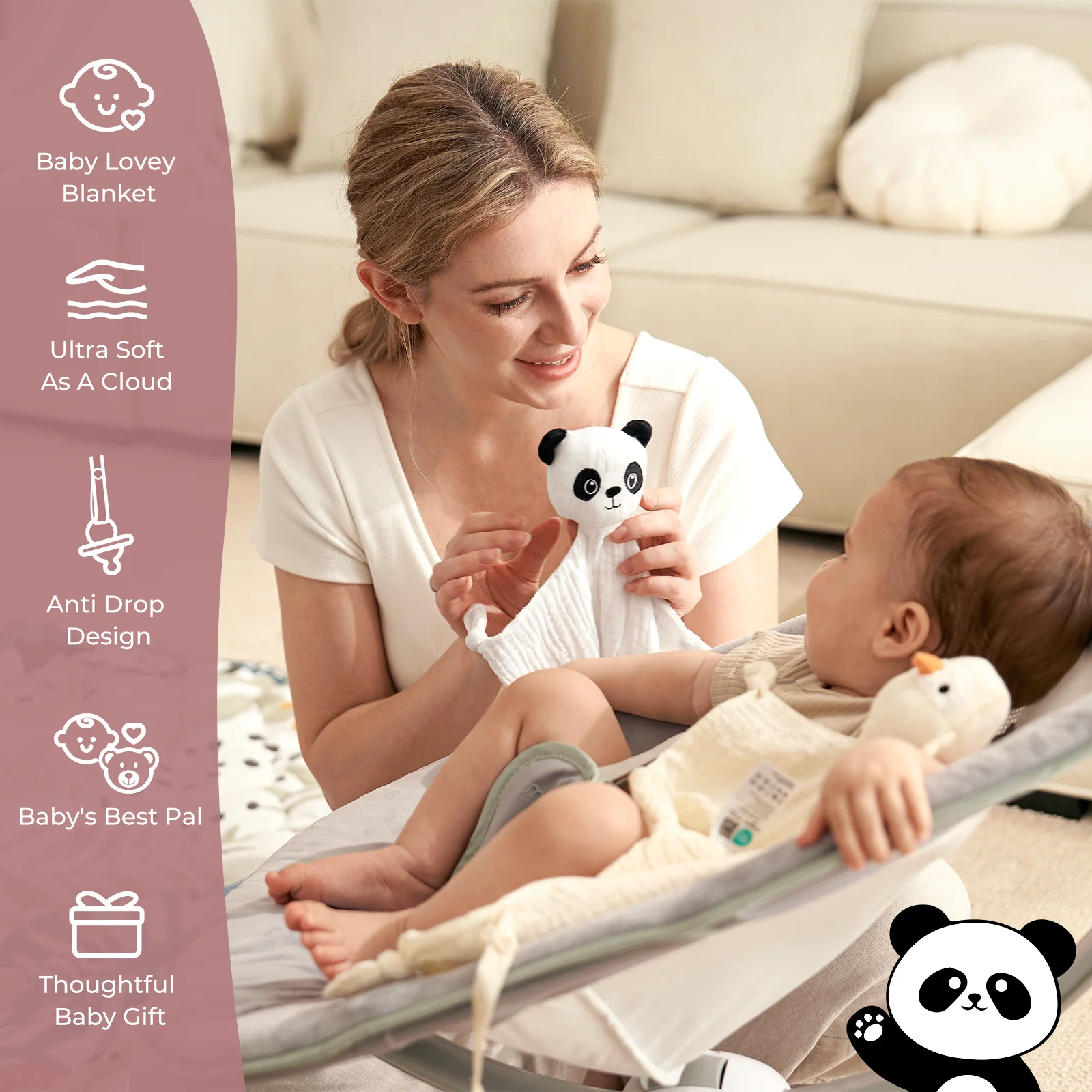Momcozy Kocyk Przytulanka dla Dziecka – Idealny Prezent dla Noworodka
 - Image 21