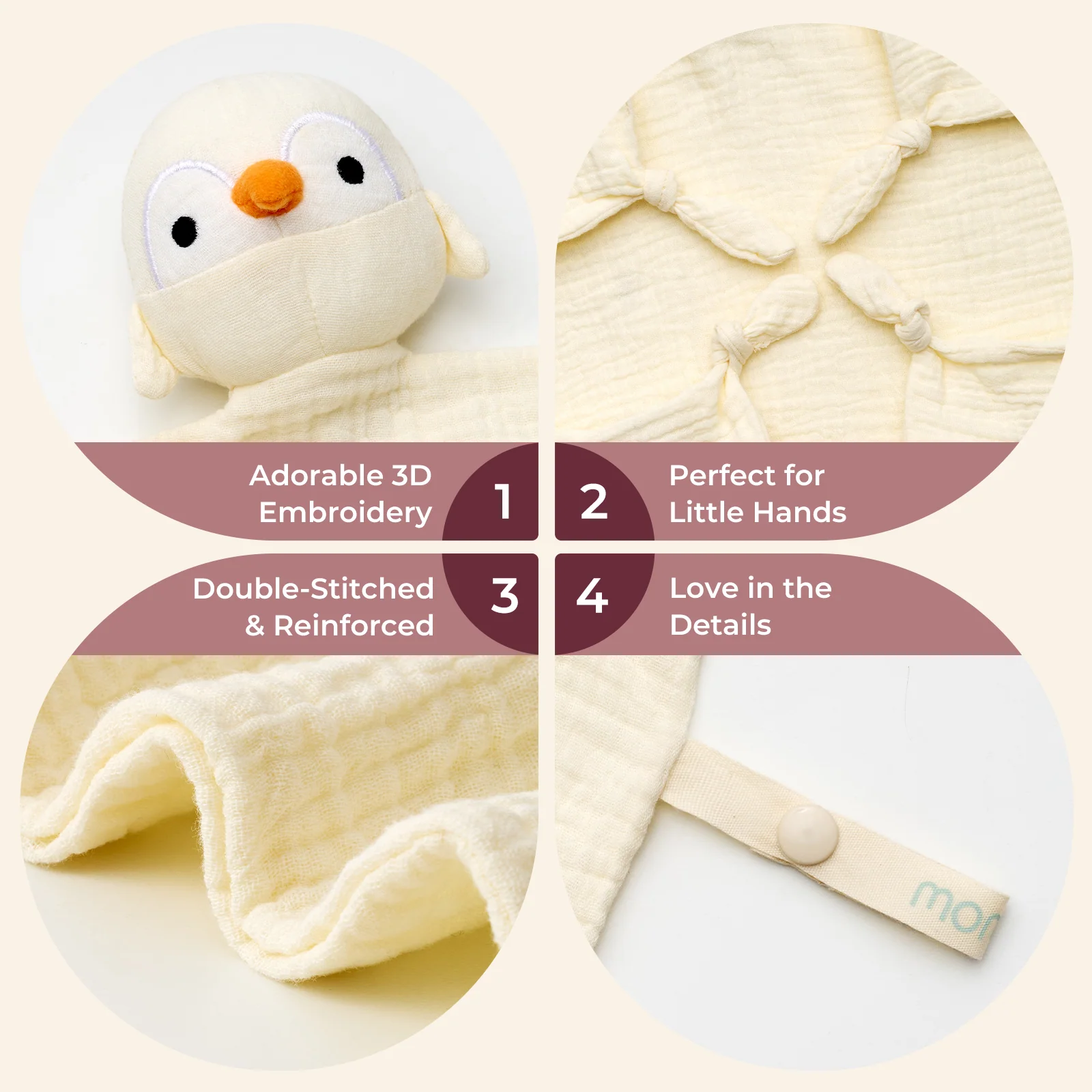 Momcozy Kocyk Przytulanka dla Dziecka – Idealny Prezent dla Noworodka
 - Image 24