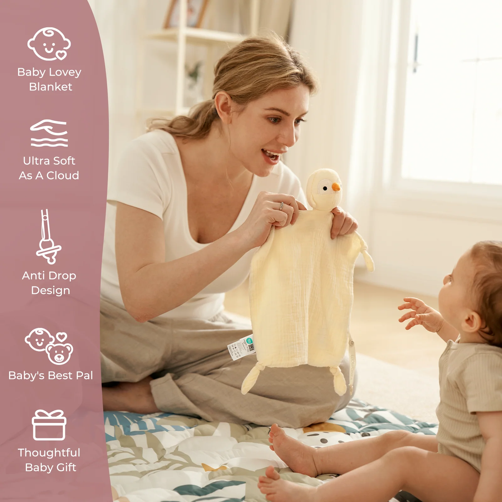 Momcozy Kocyk Przytulanka dla Dziecka – Idealny Prezent dla Noworodka
 - Image 27