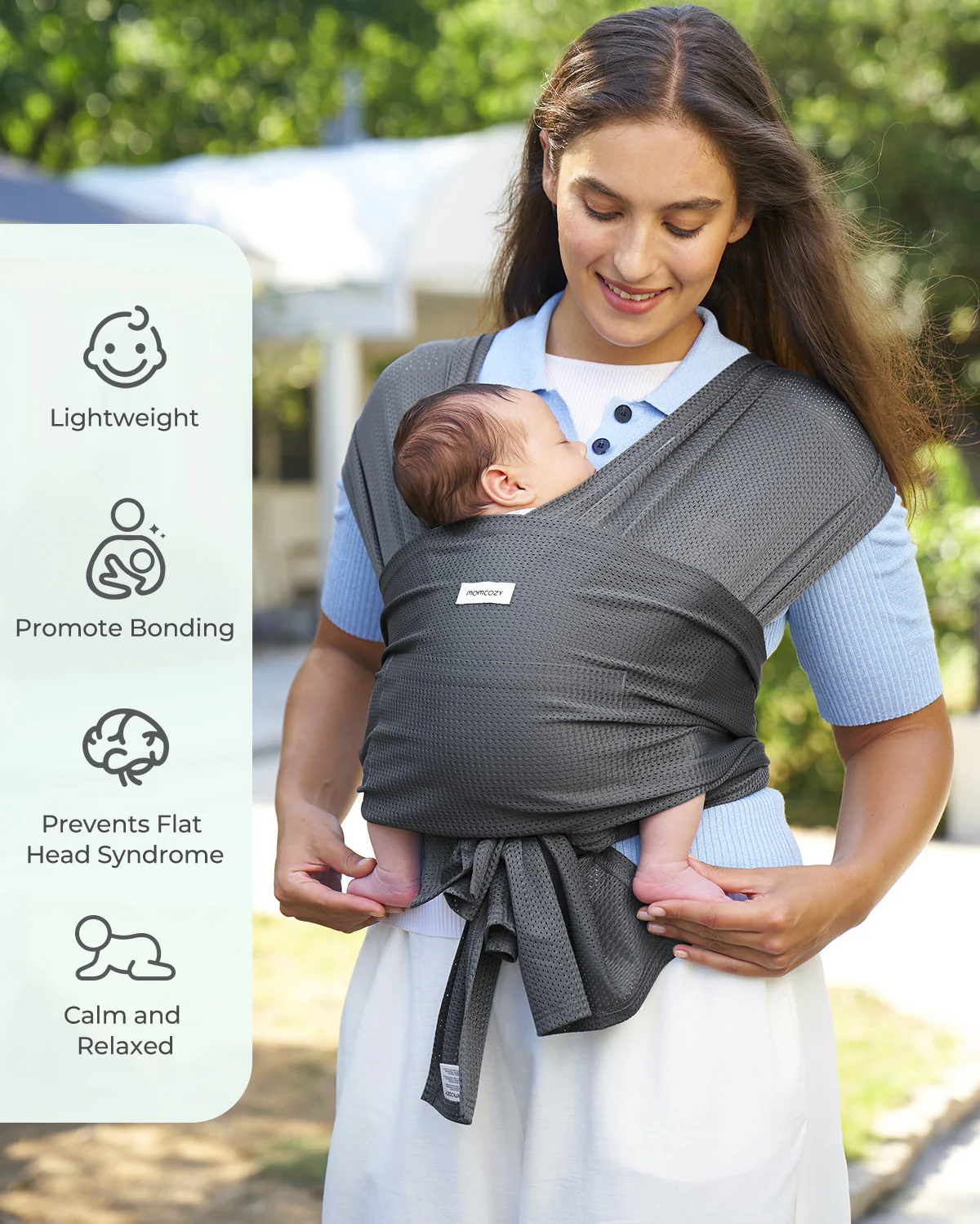 Momcozy SnapLite Chłodząca Chusta Elastyczna - Image 40