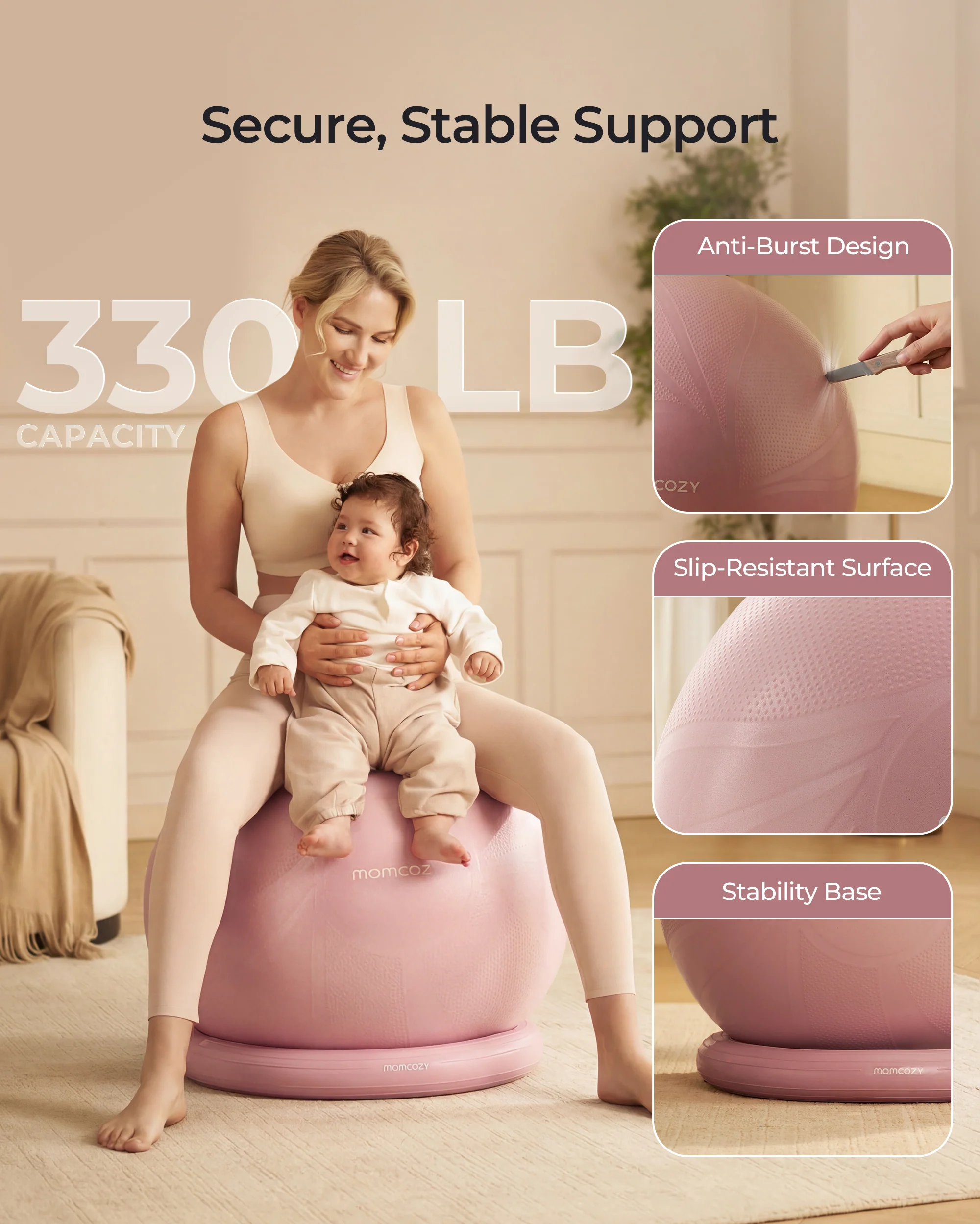 Momcozy BirthEase Maternity Ball Set - Image 35