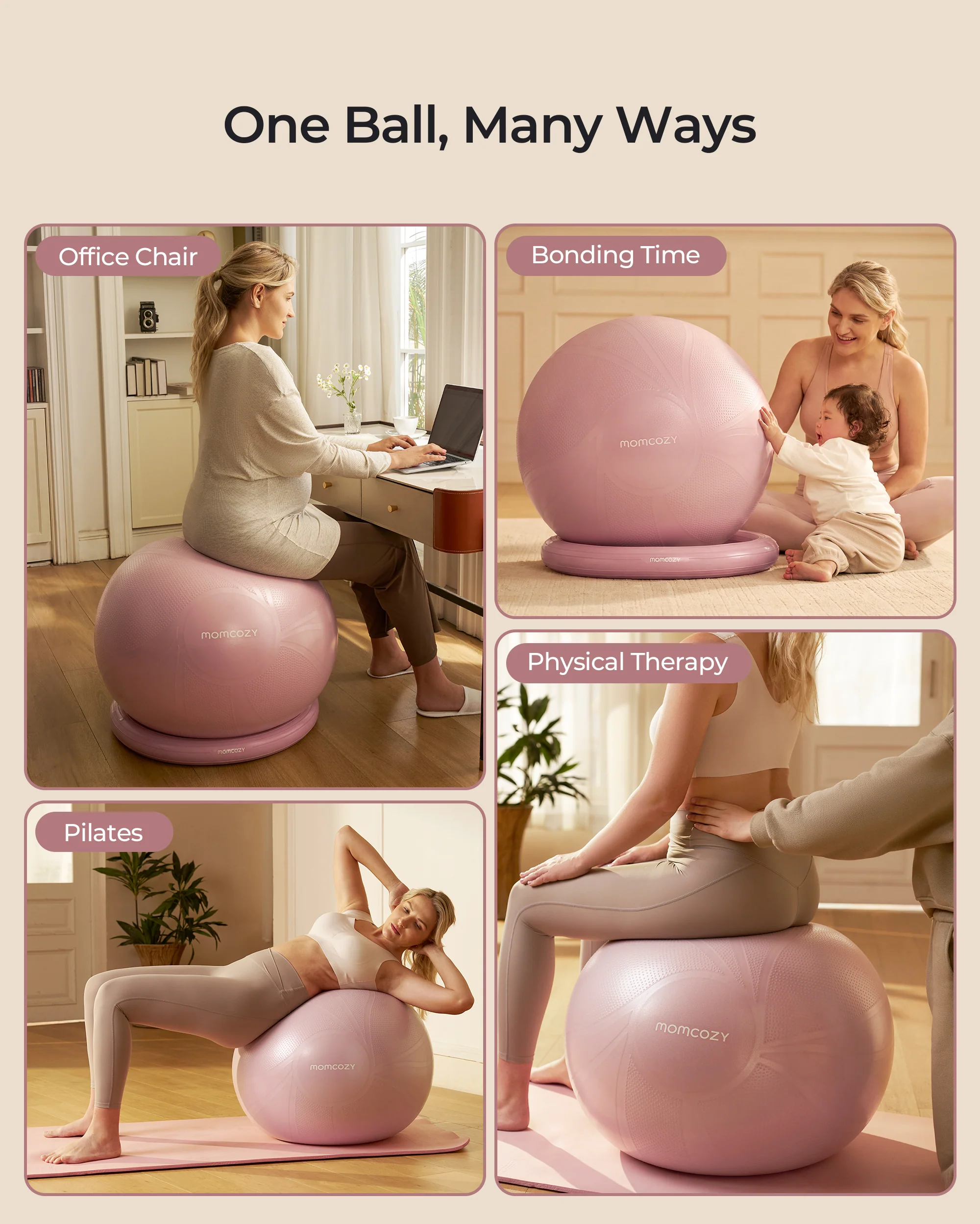 Momcozy BirthEase Maternity Ball Set - Image 4