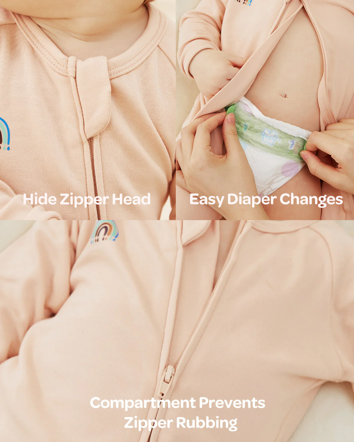 Momcozy Boy Girl Baby Pajama - Noworodkowe śpiące - Image 10