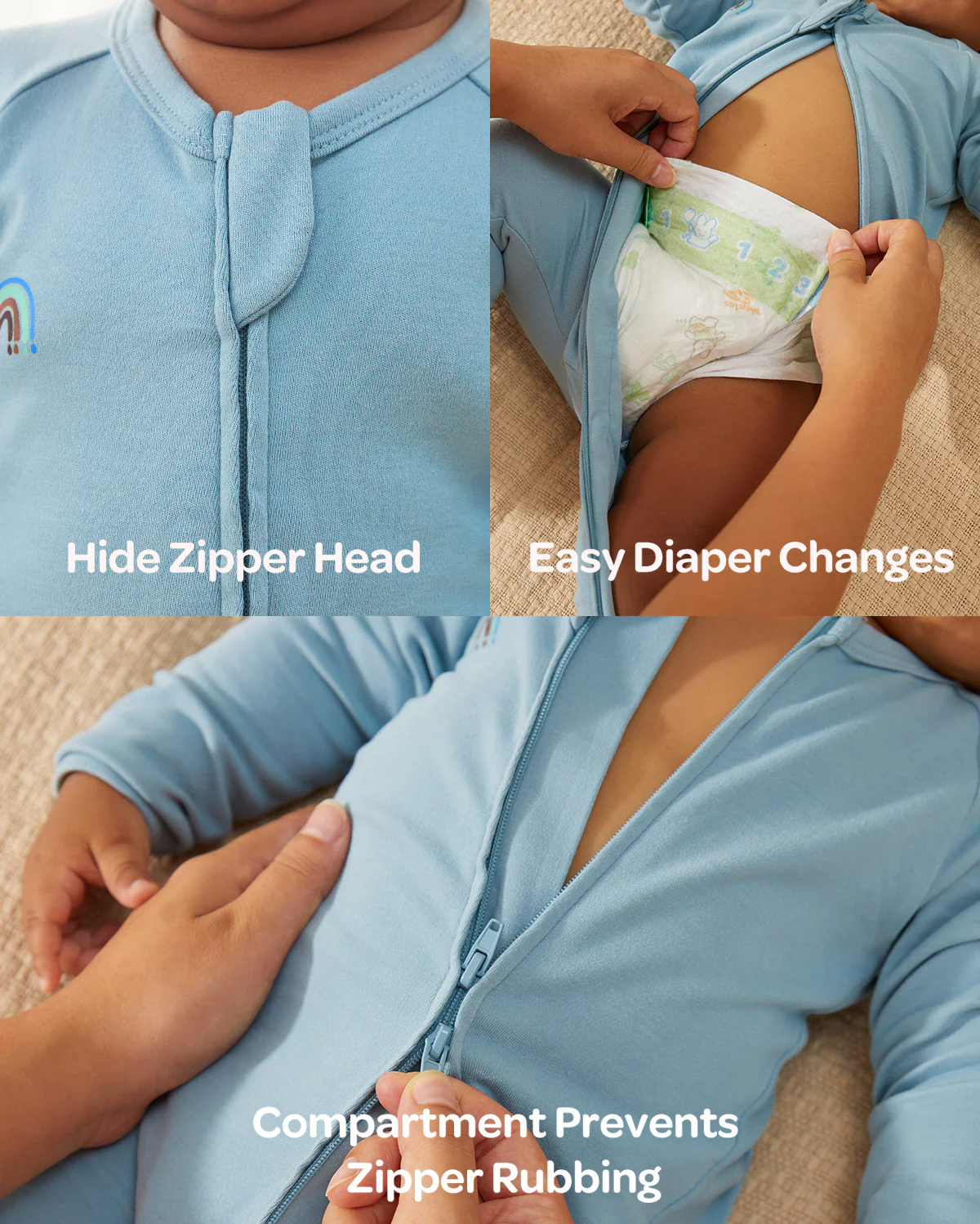Momcozy Boy Girl Baby Pajama - Noworodkowe śpiące - Image 17