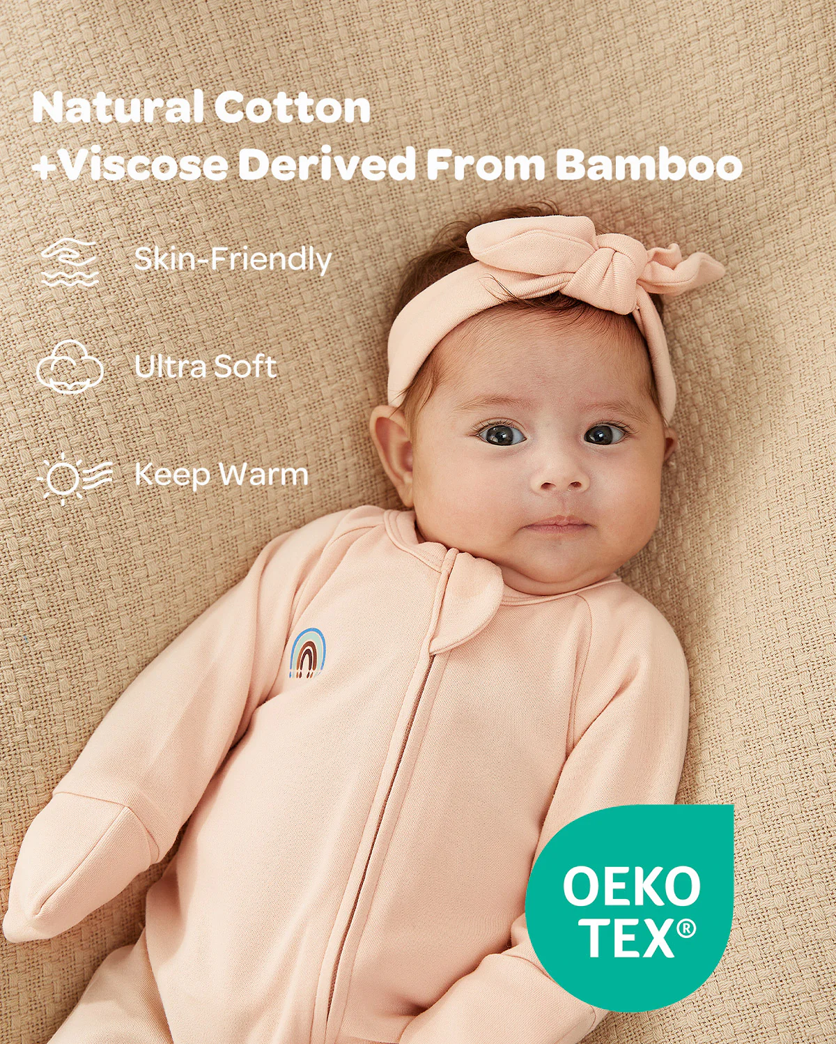 Momcozy Boy Girl Baby Pajama - Noworodkowe śpiące - Image 3