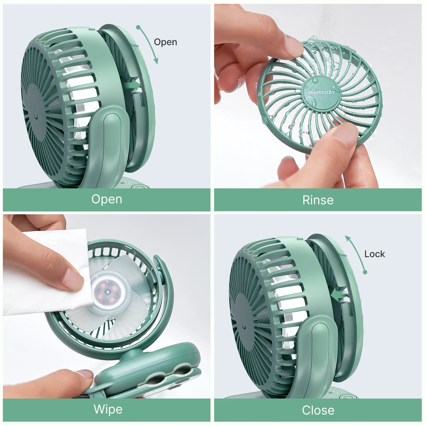 Momcozy Clip-On 4-Speed Stroller Fan - Image 29