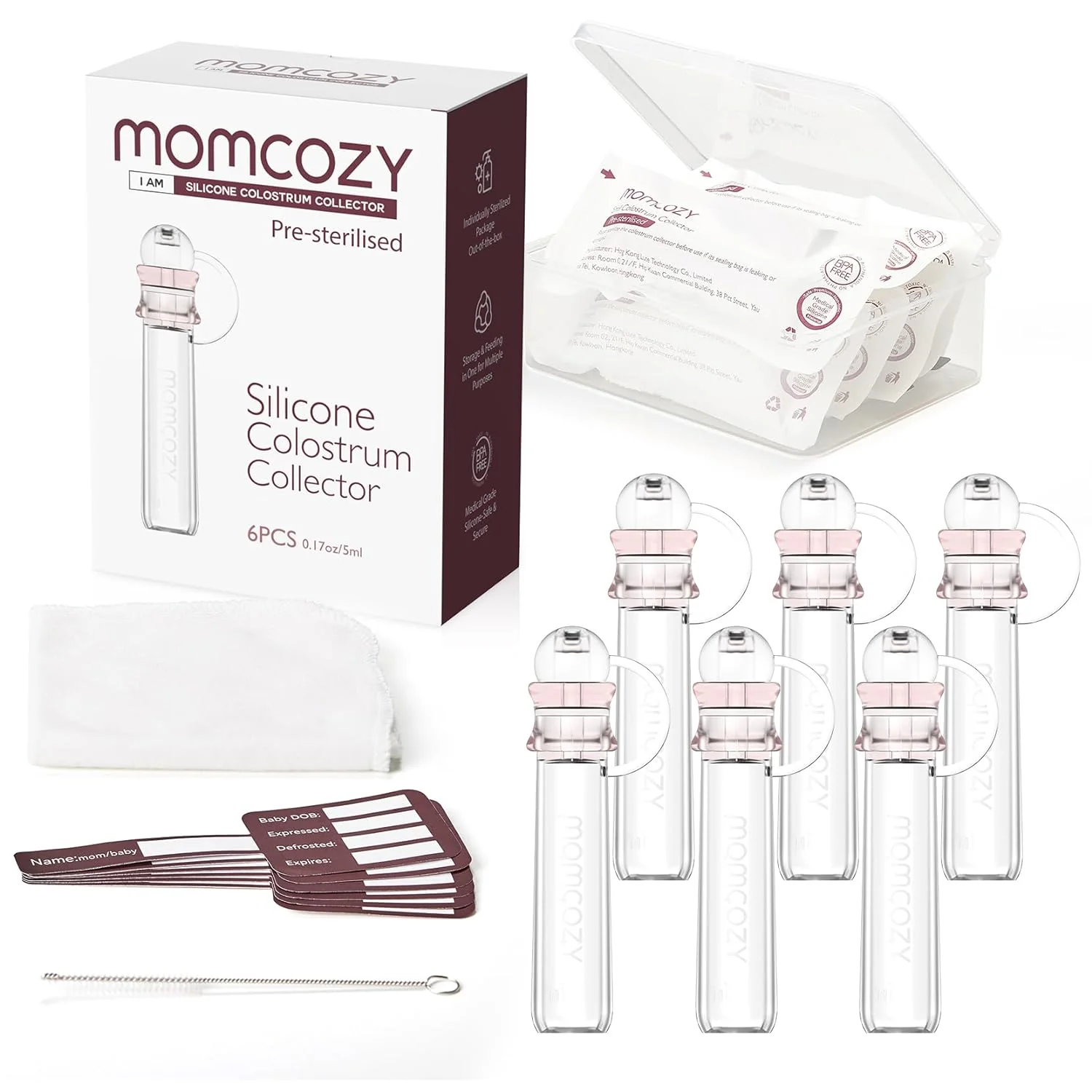 Momcozy Wielorazowy Pojemnik na Siarę z Mleka Matki - Image 8