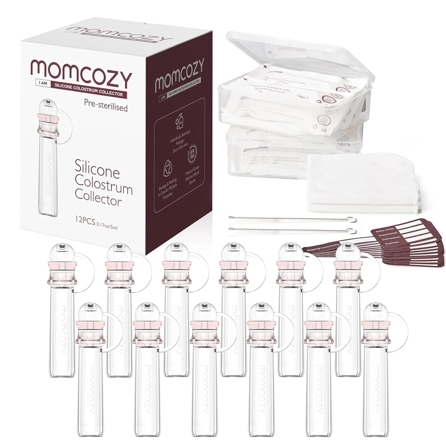 Momcozy Wielorazowy Pojemnik na Siarę z Mleka Matki - Image 9