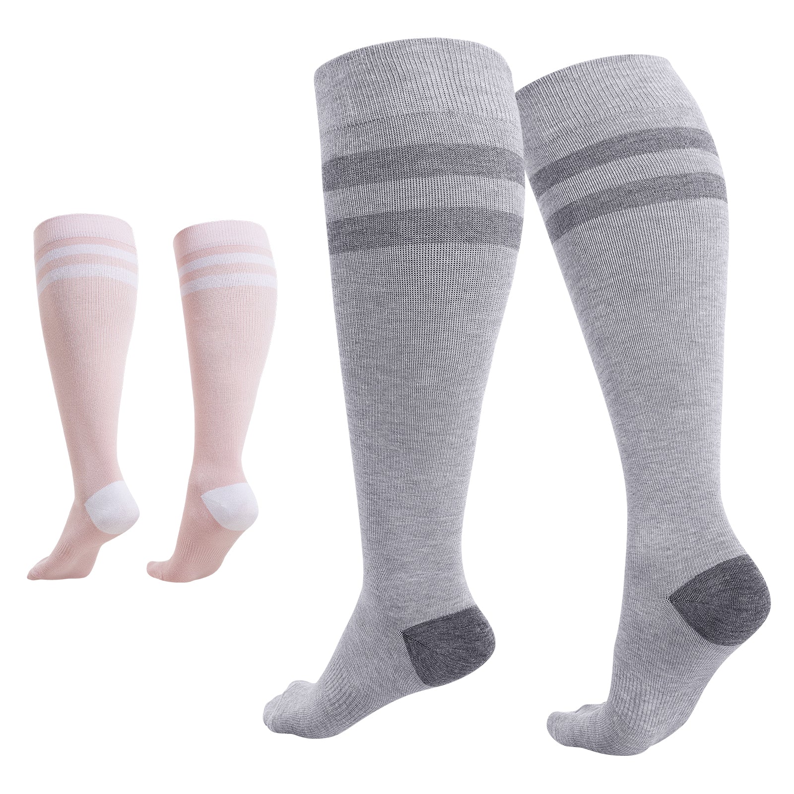 Momcozy Podkolanówki Kompresyjne dla Kobiet w Ciąży, 2 Pary, 15-20 mmHg - Image 12