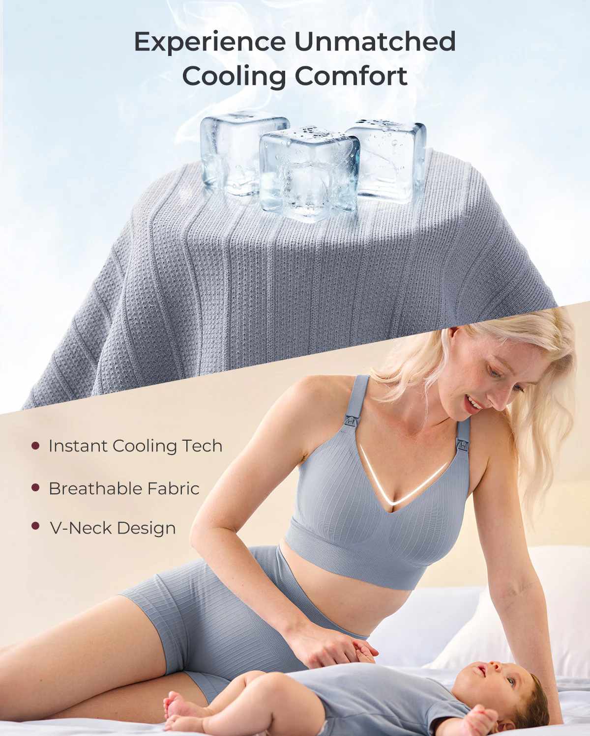 Momcozy CoolFit Biustonosz Sportowy do Karmienia – Racerback - Image 31