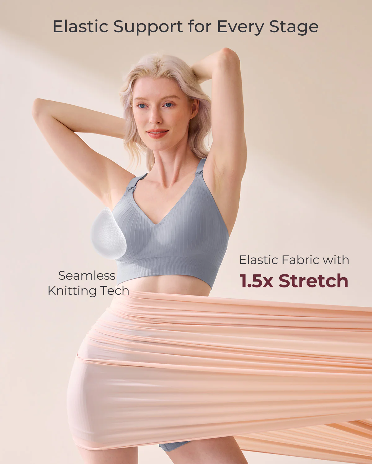 Momcozy CoolFit Biustonosz Sportowy do Karmienia – Racerback - Image 33