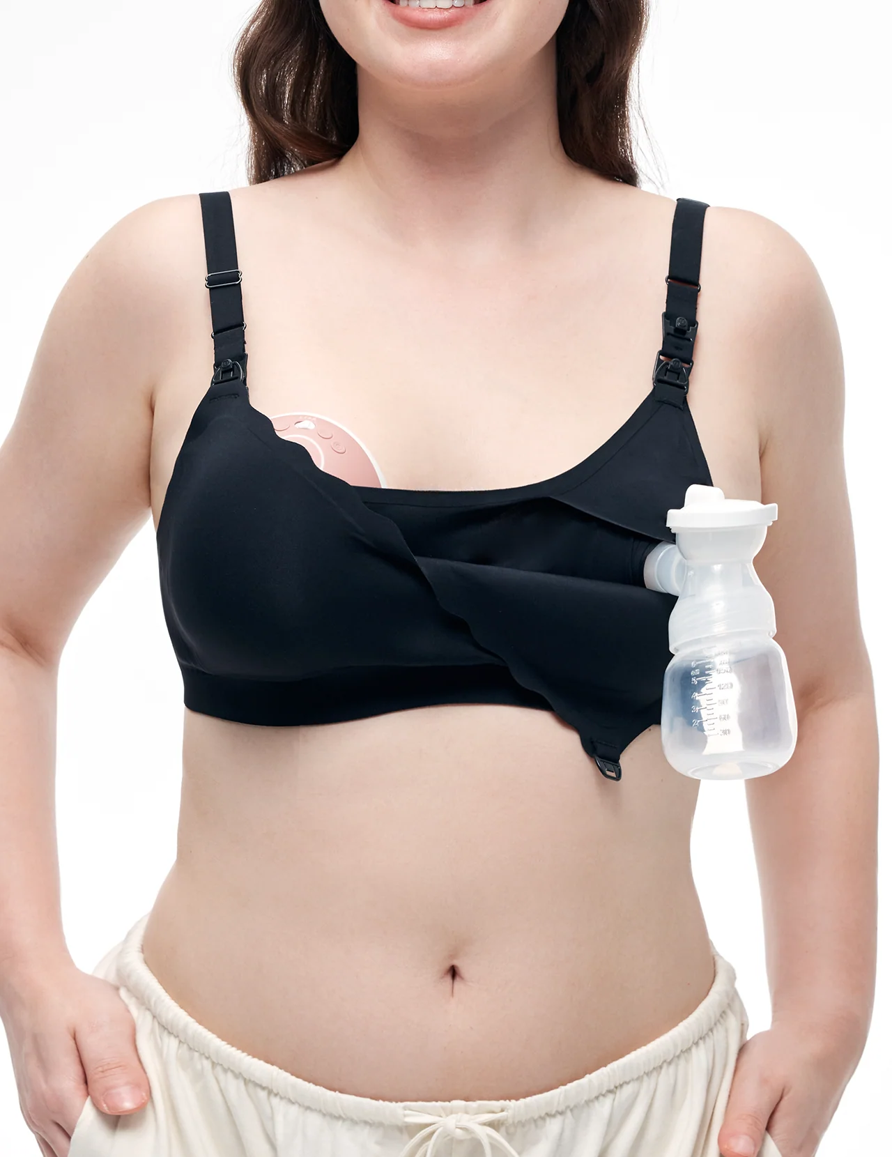 Momcozy Hands-Free Chłodzący Biustonosz do Karmienia i Odciągania Pokarmu - Image 10