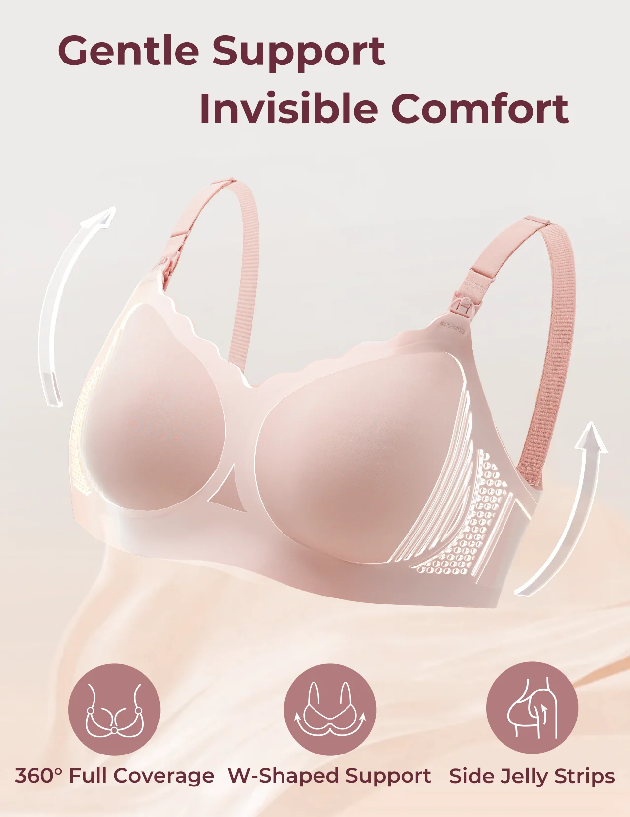 Momcozy Hands-Free Chłodzący Biustonosz do Karmienia i Odciągania Pokarmu - Image 4