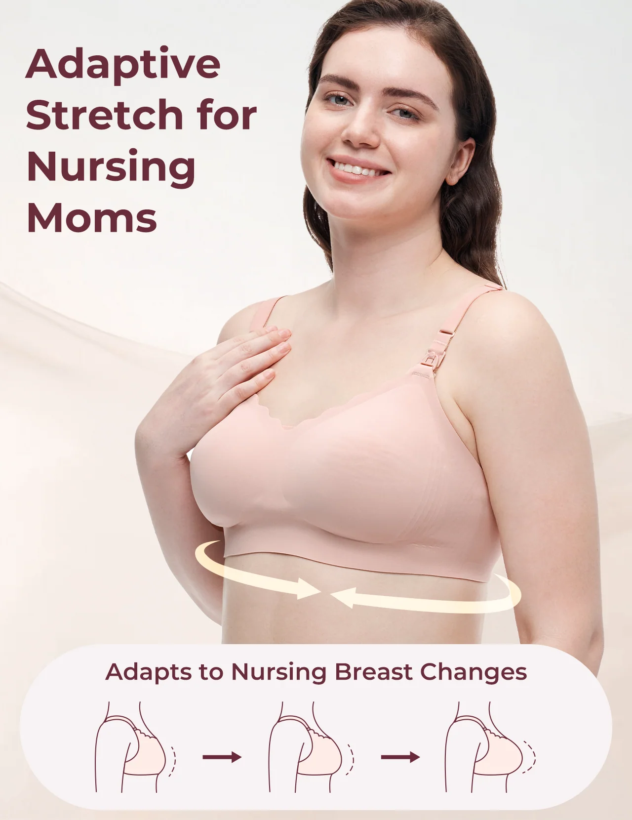 Momcozy Hands-Free Chłodzący Biustonosz do Karmienia i Odciągania Pokarmu - Image 6