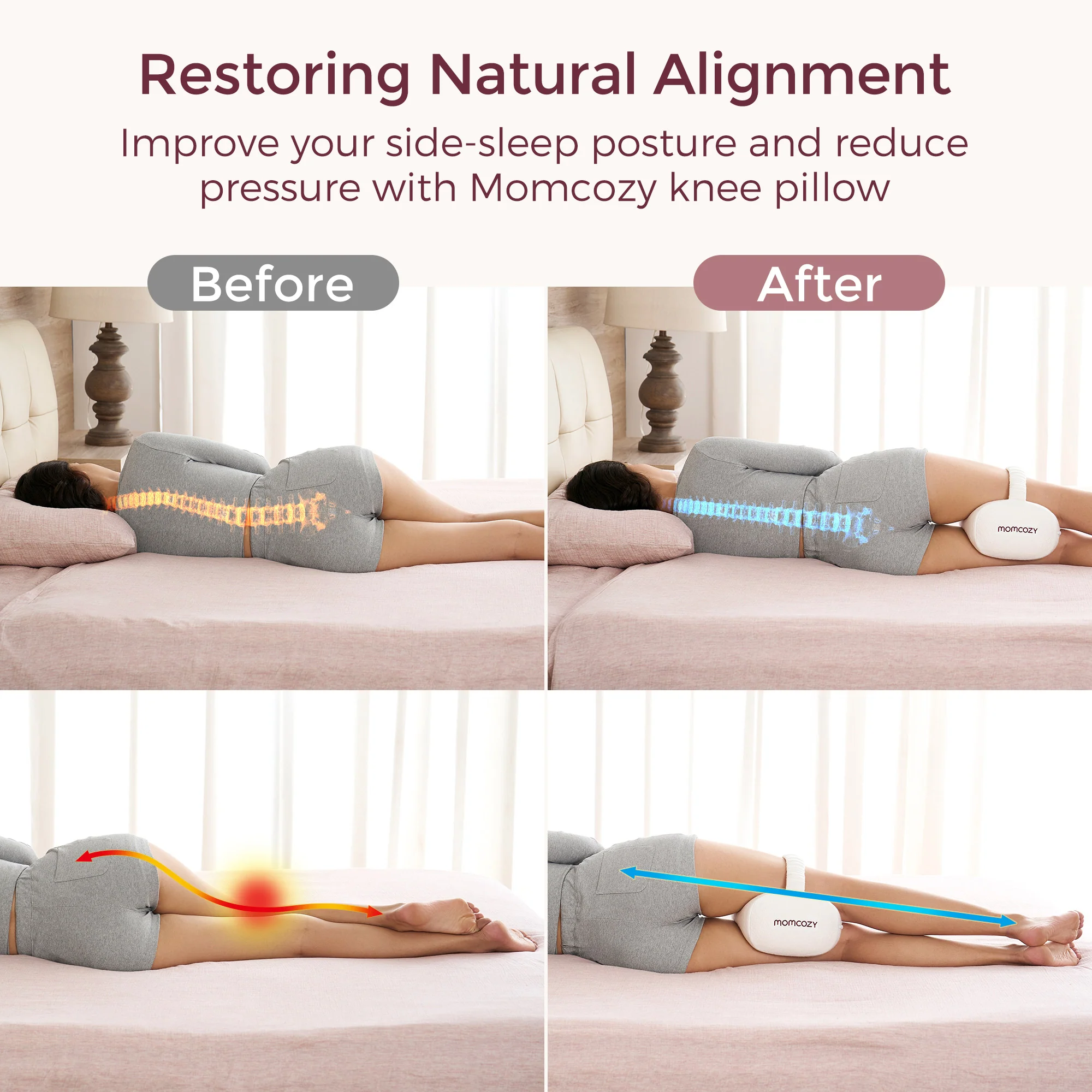 Momcozy Pregnancy Knee Pillow - Image 12
