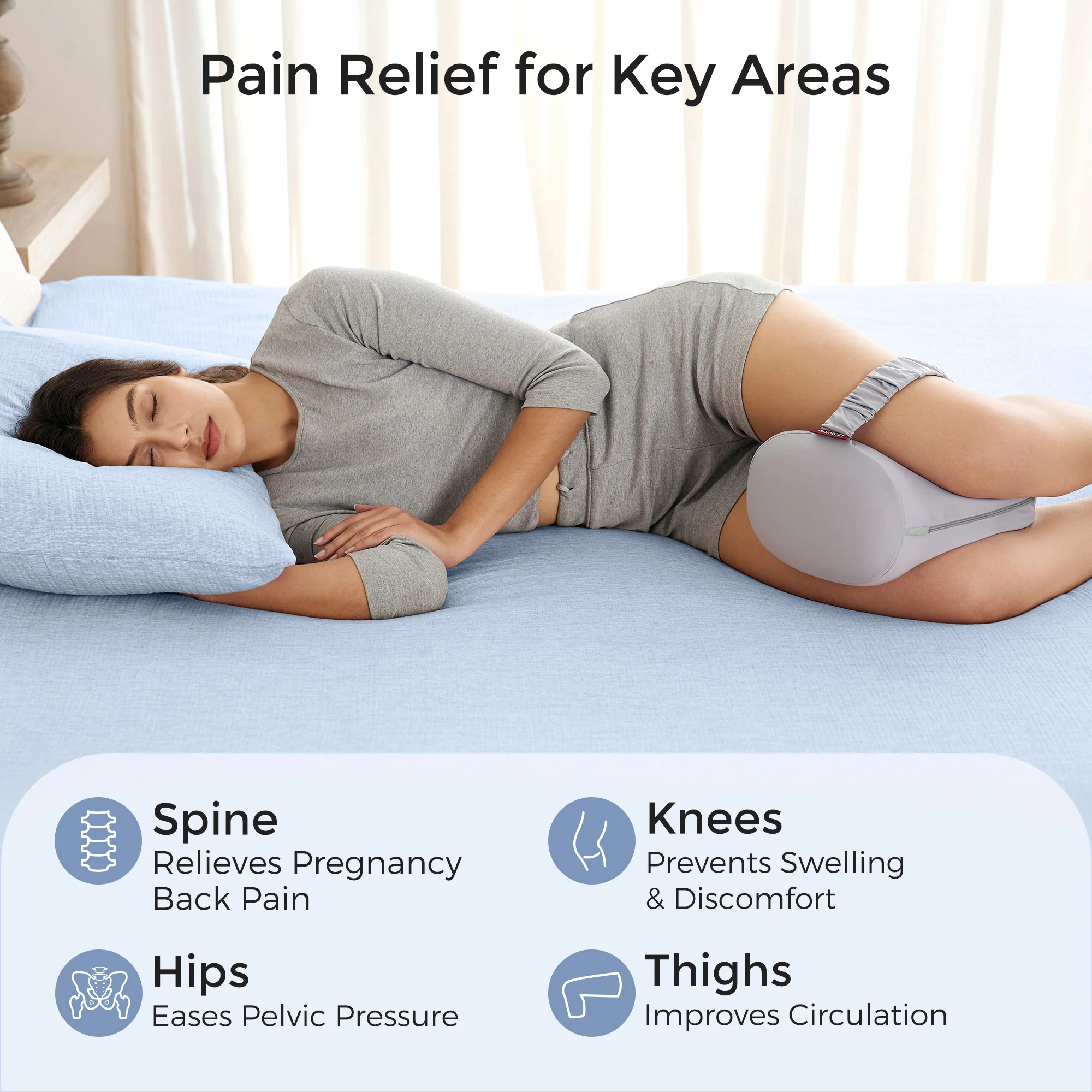 Momcozy Pregnancy Knee Pillow - Image 3