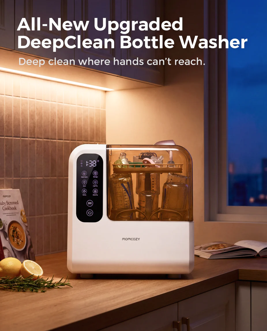 Pre-order: Momcozy DeepClean Baby Bottle Washer (D8) - Image 2
