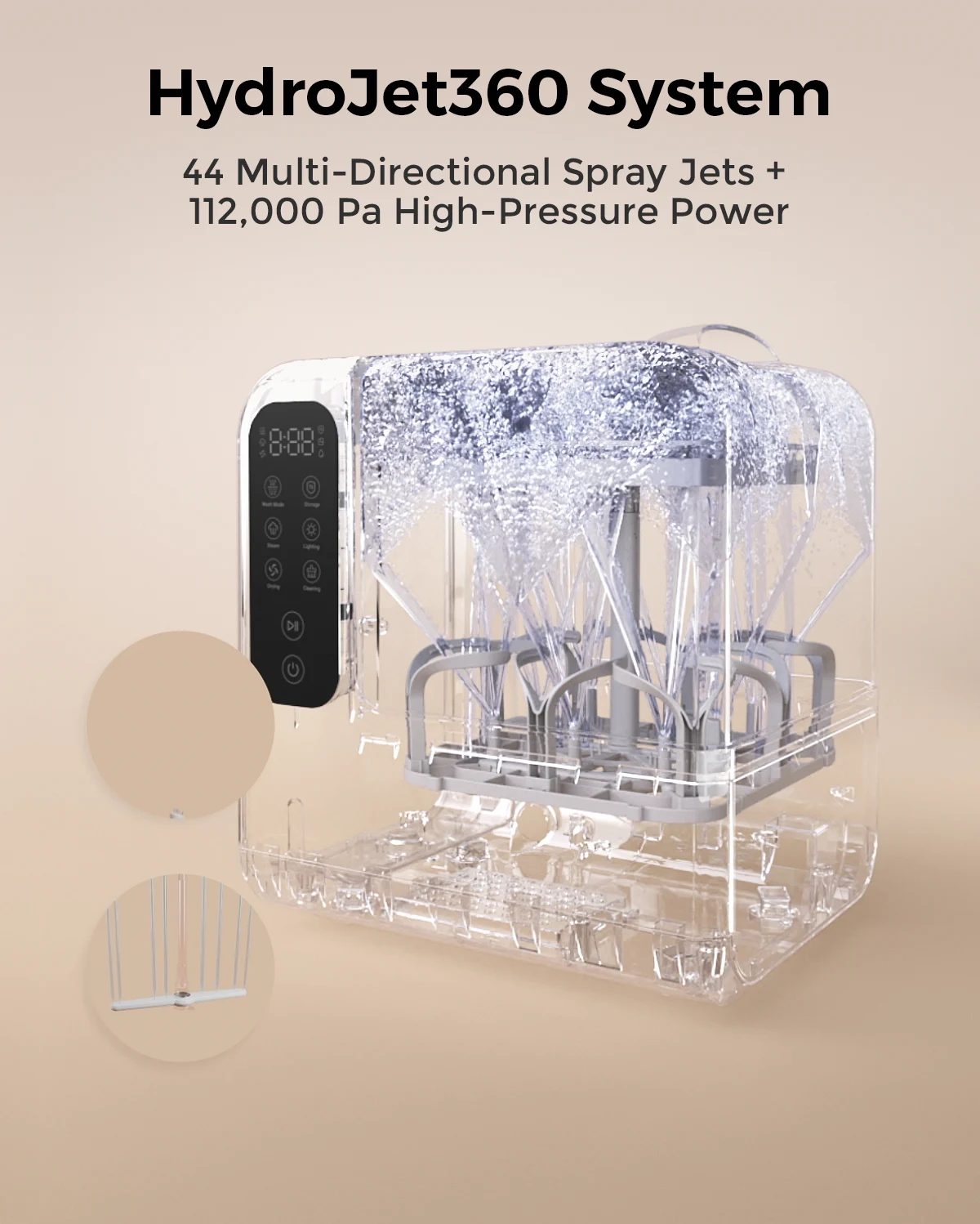 Pre-order: Momcozy DeepClean Baby Bottle Washer (D8) - Image 4
