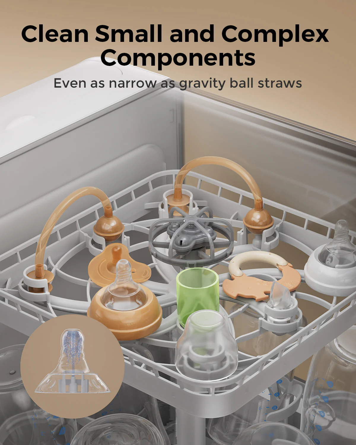 Pre-order: Momcozy DeepClean Baby Bottle Washer (D8) - Image 5