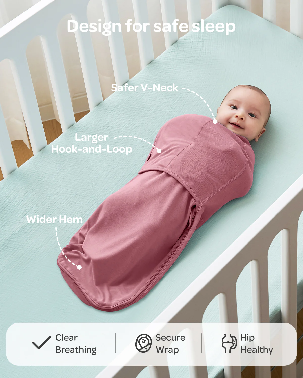 Momcozy Łatwy Otulacz Dla Niemowląt - Image 22