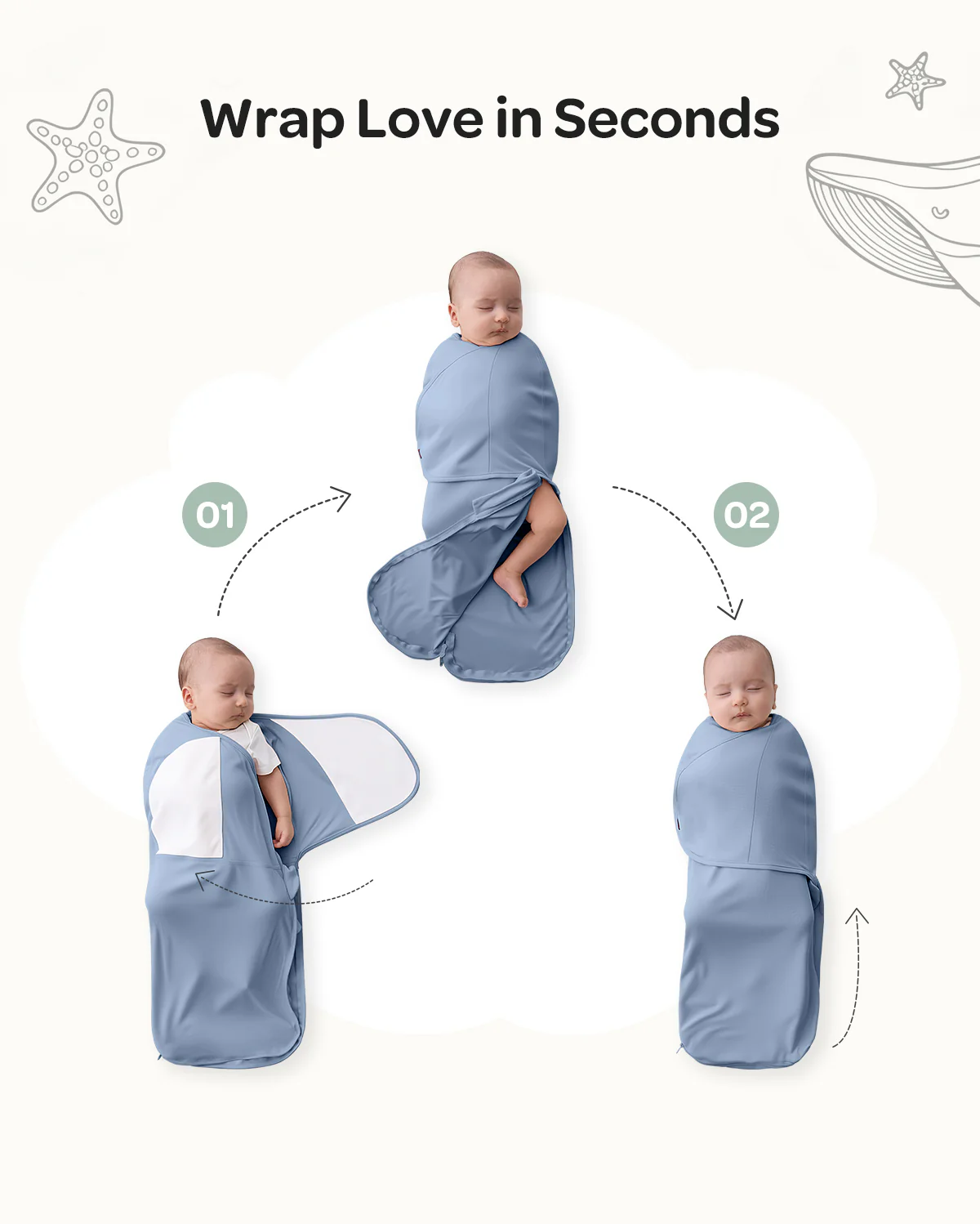 Momcozy Łatwy Otulacz Dla Niemowląt - Image 25