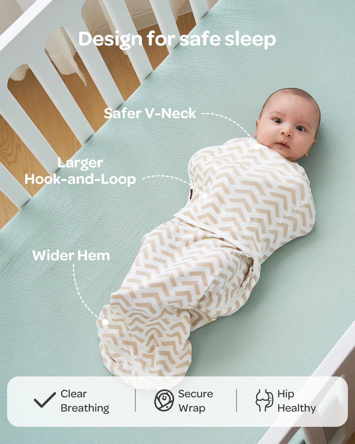Momcozy Łatwy Otulacz Dla Niemowląt - Image 40