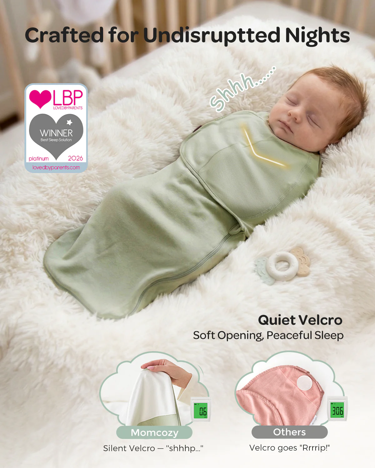 Momcozy Łatwy Otulacz Dla Niemowląt - Image 49