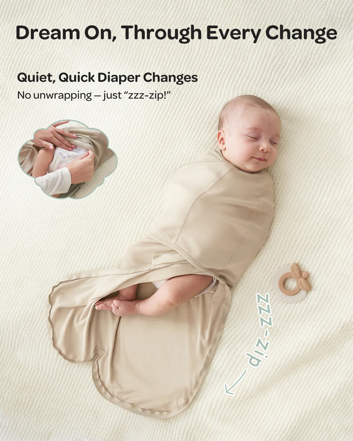 Momcozy Łatwy Otulacz Dla Niemowląt - Image 50
